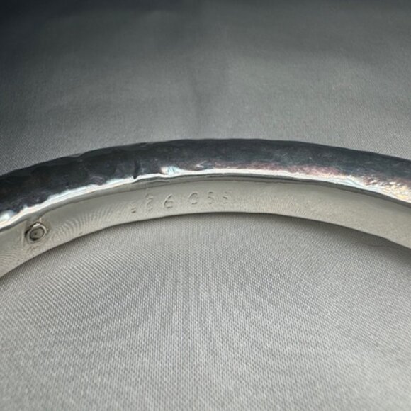 Simon Sebbag Hammered Sterling Silver Bracelet - Picture 6 of 8